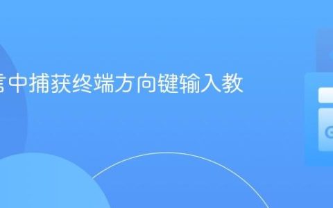 Go语言中捕获终端方向键输入教程