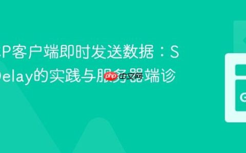 Go TCP客户端即时发送数据：SetNoDelay的实践与服务器端诊断