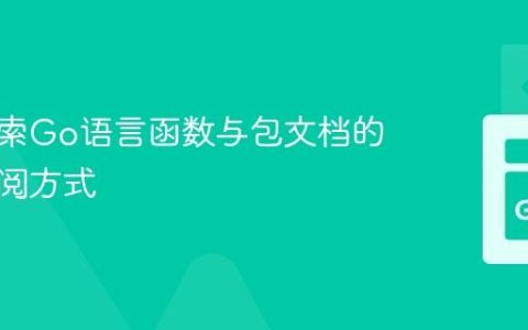 深入探索Go语言函数与包文档的多种查阅方式