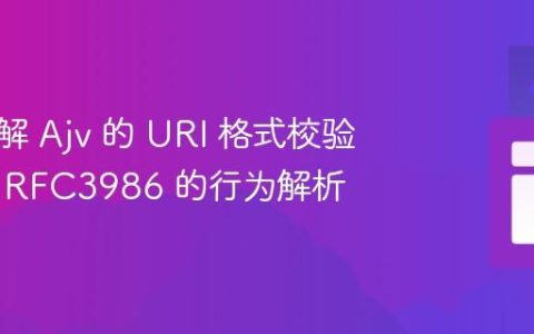 深入理解 Ajv 的 URI 格式校验：基于 RFC3986 的行为解析