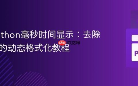 优化Python毫秒时间显示：去除前导零的动态格式化教程