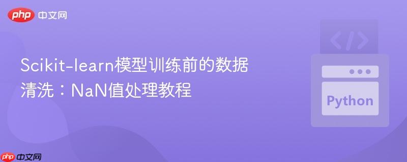 Scikit-learn模型训练前的数据清洗:NaN值处理教程