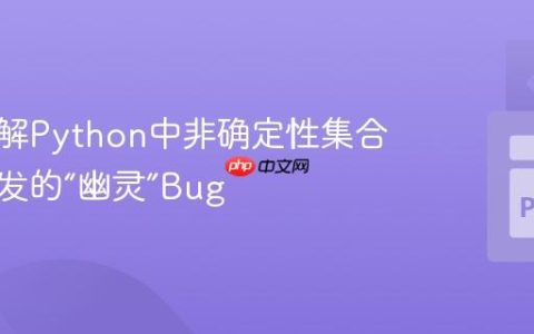 深入理解Python中非确定性集合迭代引发的“幽灵”Bug