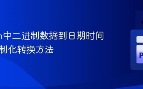 Python中二进制数据到日期时间戳的定制化转换方法