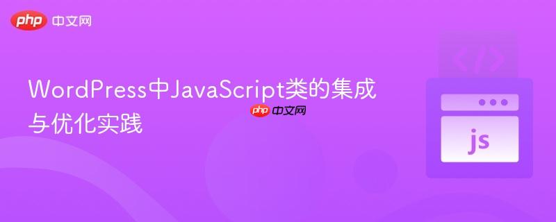 WordPress中JavaScript类的集成与优化实践