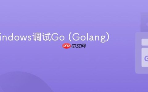 使用Windows调试Go (Golang) 代码