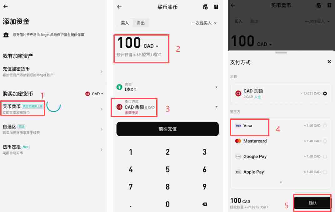 在加拿大怎么做合约?Bitget交易所加拿大注册、出入金、合约交易教程