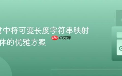 Go语言中将可变长度字符串映射到结构体的优雅方案