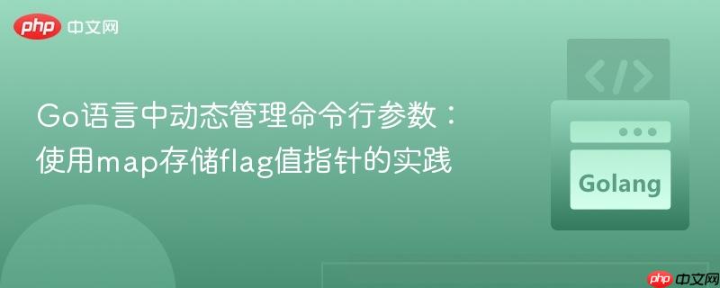 Go语言中动态管理命令行参数:使用map存储flag值指针的实践