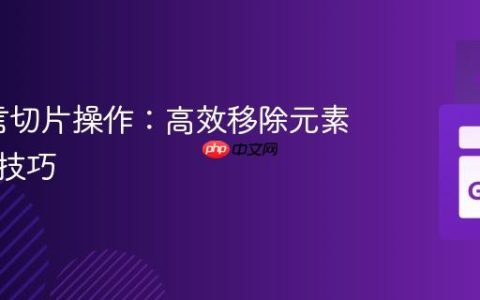 Go语言切片操作：高效移除元素与重置技巧
