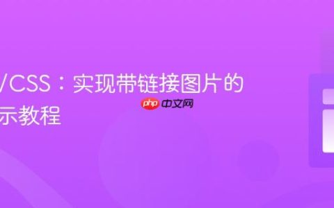 HTML/CSS：实现带链接图片的居中显示教程