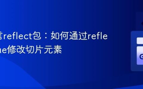 Go语言reflect包：如何通过reflect.Value修改切片元素