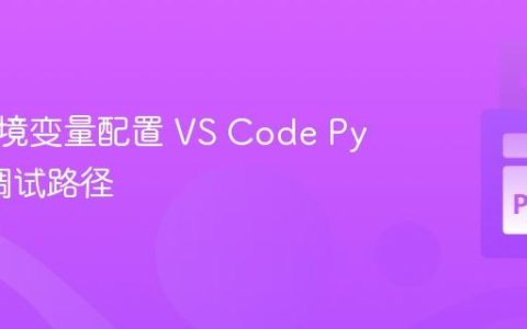 使用环境变量配置 VS Code Python 调试路径