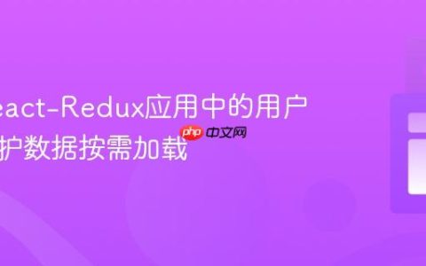 优化React-Redux应用中的用户与受保护数据按需加载
