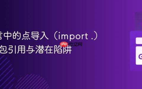 Go语言中的点导入（import .）：简化包引用与潜在陷阱