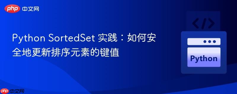 Python SortedSet 实践:如何安全地更新排序元素的键值