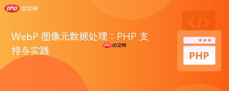 webp 图像元数据处理:php 支持与实践