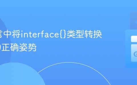 Go语言中将interface{}类型转换为int的正确姿势