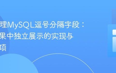 PHP处理MySQL逗号分隔字段：搜索结果中独立展示的实现与注意事项
