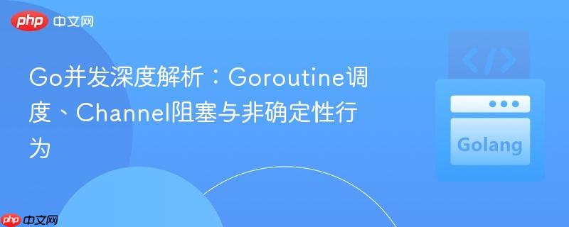 Go并发深度解析：Goroutine调度、Channel阻塞与非确定性行为