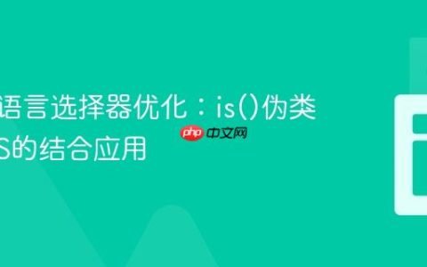 CSS多语言选择器优化：is()伪类与SCSS的结合应用