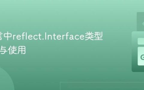 Go语言中reflect.Interface类型的探究与使用