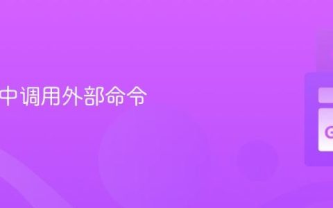 在 Go 中调用外部命令