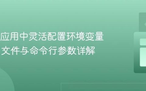 Vue.js 应用中灵活配置环境变量：.env 文件与命令行参数详解