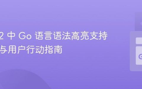 Coda 2 中 Go 语言语法高亮支持：现状与用户行动指南
