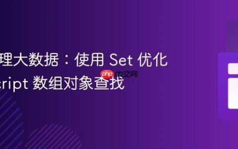 高效处理大数据：使用 Set 优化 JavaScript 数组对象查找