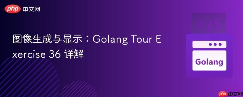 图像生成与显示:golang tour exercise 36 详解