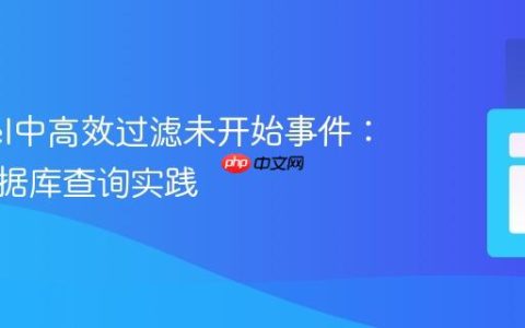 Laravel中高效过滤未开始事件：优化数据库查询实践