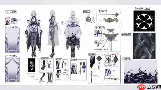 《忍者龙剑传4》绝美白毛御姐设计稿公开!身材极其出色