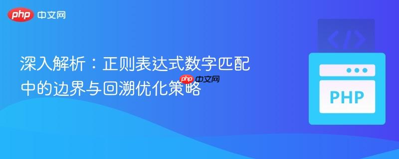 深入解析:正则表达式数字匹配中的边界与回溯优化策略