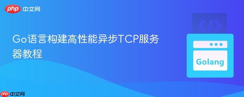 Go语言构建高性能异步TCP服务器教程