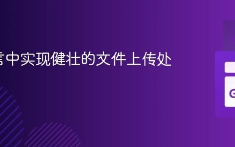 Go语言中实现健壮的文件上传处理
