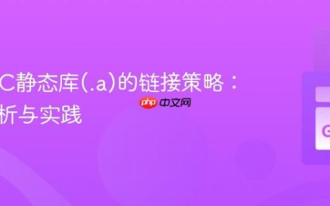 Cgo与C静态库(.a)的链接策略：深度解析与实践