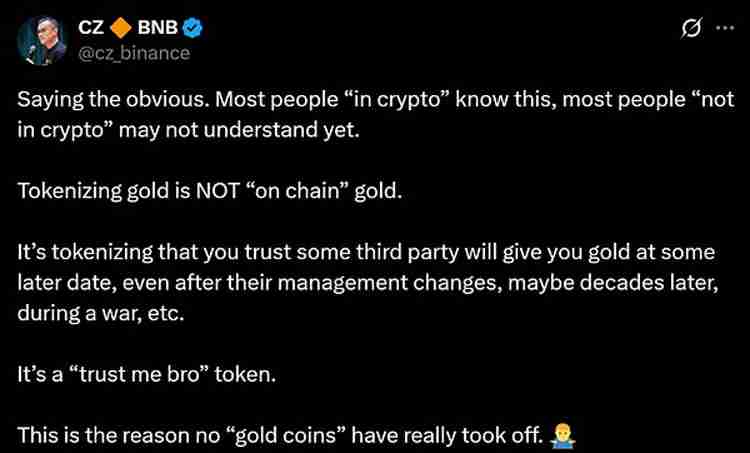 从去信任的比特币(BTC)到代币化的黄金 谁才是真正的「数字黄金」?