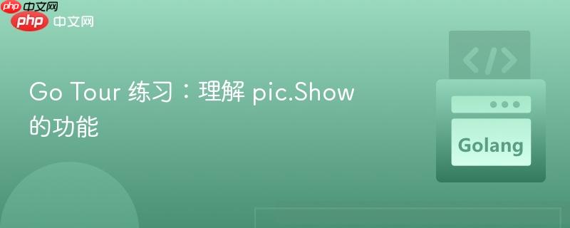 go tour 练习:理解 pic.show 的功能