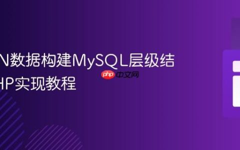 从JSON数据构建MySQL层级结构：PHP实现教程