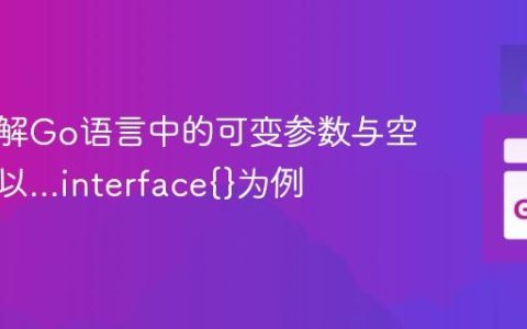 深入理解Go语言中的可变参数与空接口：以…interface{}为例