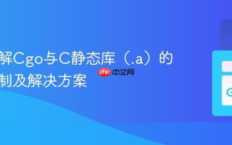 深入理解Cgo与C静态库（.a）的链接机制及解决方案