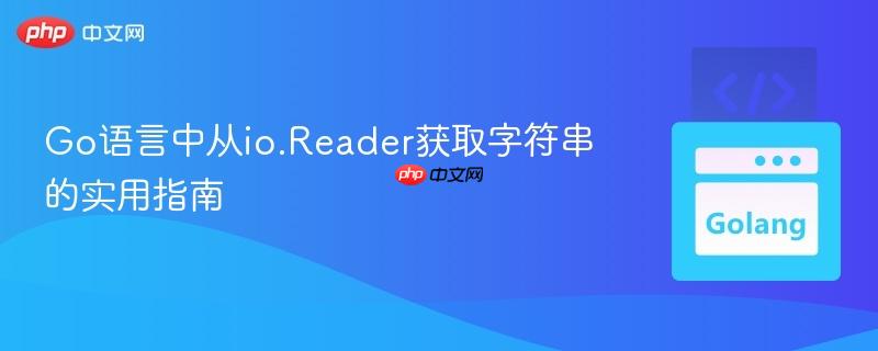 Go语言中从io.Reader获取字符串的实用指南