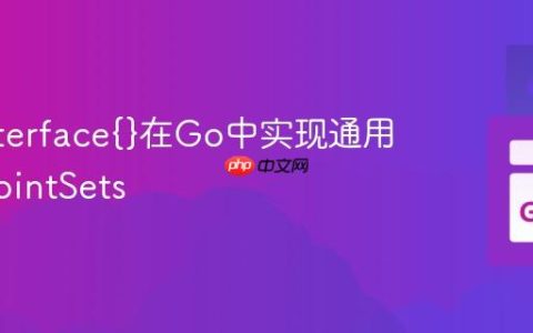 利用interface{}在Go中实现通用的DisjointSets