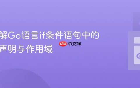 深入理解Go语言if条件语句中的短变量声明与作用域