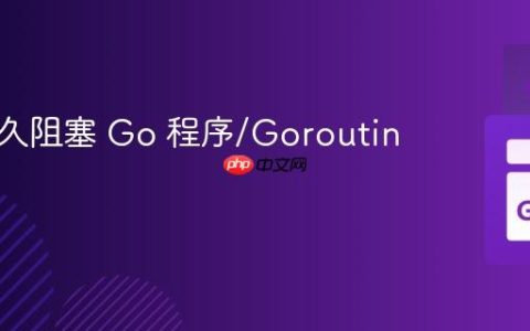 如何永久阻塞 Go 程序/Goroutine？