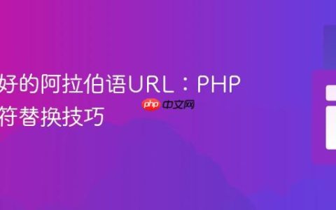 生成友好的阿拉伯语URL：PHP中的字符替换技巧