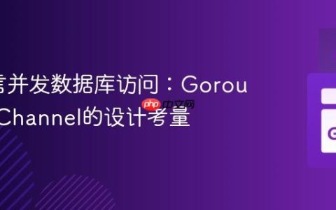 Go语言并发数据库访问：Goroutine与Channel的设计考量