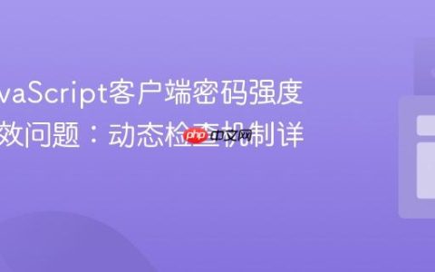 解决JavaScript客户端密码强度验证失效问题：动态检查机制详解
