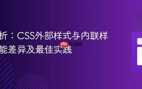 深入解析：CSS外部样式与内联样式的性能差异及最佳实践